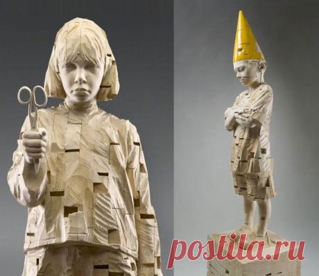 Gehard Demetz . Деревянная скульптура