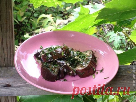 Пикантная закуска из баклажанов