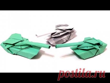 Как сделать танк из бумаги своими руками