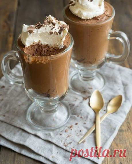 Очень быстрый шоколадный мусс