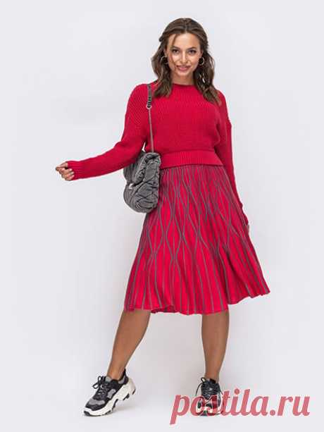 Женские вязаные костюмы