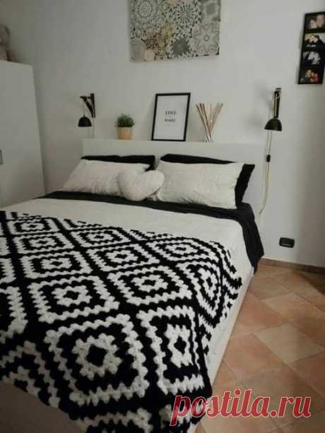 Бабушкин квадрат. Черно-белый вариант