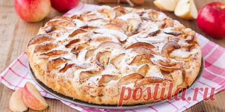 Шарлотка с яблоками - рецепт шарлотки | Пышная шарлотка в духовке