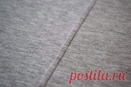 В копилку: простой и стильный шов для трикотажа. Выполняется без оверлока | Шитьё и стиль | Яндекс Дзен