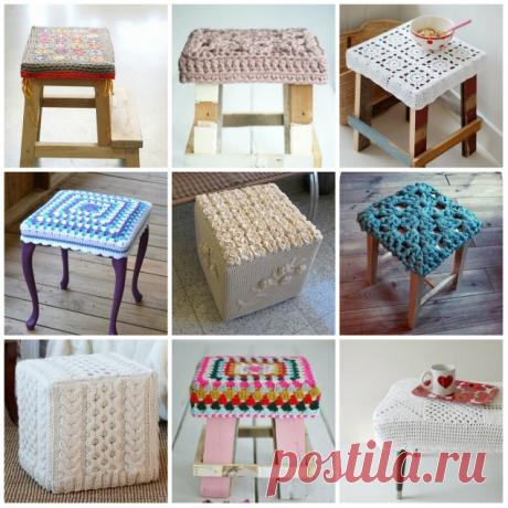 Чехол на табурет: 5 простых и доступных идей