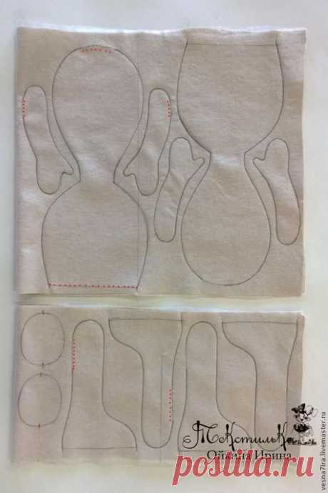 Мастер-класс по изготовлению тела для куколки-большеножки - Ярмарка Мастеров - ручная работа, handmade