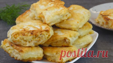 Ленивые, но вкуснейшие: пирожки "Минутка" супер идея, о которой знают не все хозяйки | Готовим с Калниной Натальей | Дзен