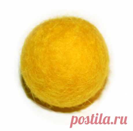 Работа с шерстью: как сделать войлочные бусины
