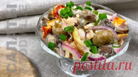Сытный салат из 3 ингредиентов, на который вы потратите не больше 5 минут | FOODVILLE - кулинарный блог | Пульс Mail.ru Этот салат подойдёт как для повседневной жизни, так и на праздничный стол его поставить не стыдно.