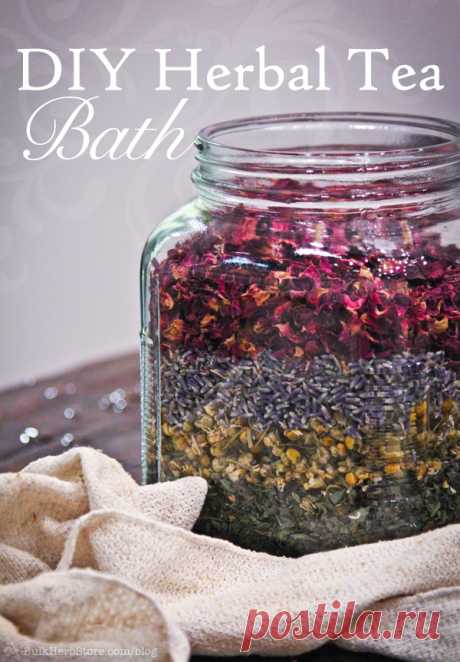 DIY Herbal Bath Teas Make Great Holiday Gifts | Bulk Herb Store Blog
