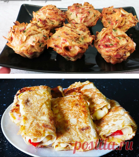 Закуски из лаваша. 5 простых и вкусных рецептов из лаваша