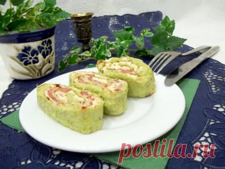 Рулет из кабачка