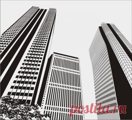 Пескоструйный рисунок мегаполис небоскрёб для плоттерной резки, дизайнерский шкаф-купе.