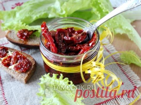 Вяленые помидоры с прованскими травами — рецепт с фото на Русском, шаг за шагом. Вяленые помидоры придадут изысканный вкус обычному блюду. #рецепт #закуска #закусочка #заготовка