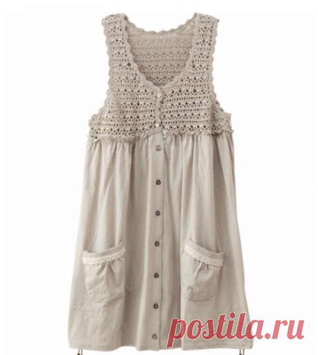 Комбинируем ткань и вязание в одежде. Идеи для воплощения и схемы для вязания | Мама может все | Яндекс Дзен