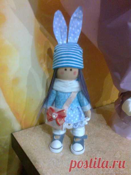 Кукла Яна – купить в интернет-магазине на Ярмарке Мастеров с доставкой Кукла Яна – купить или заказать в интернет-магазине на Ярмарке Мастеров | Кукла Яна - малышка, ее размер 20 см. Сшита из…