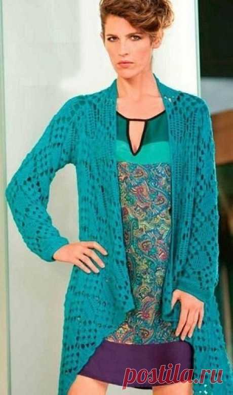 Кардиган крючком