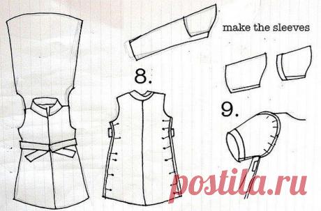 Хотите сшить симпатичные наряды из ненужных рубашек - смотрите идеи