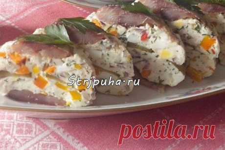 Закуска из сельди «Калейдоскоп» — Домашняя кулинария