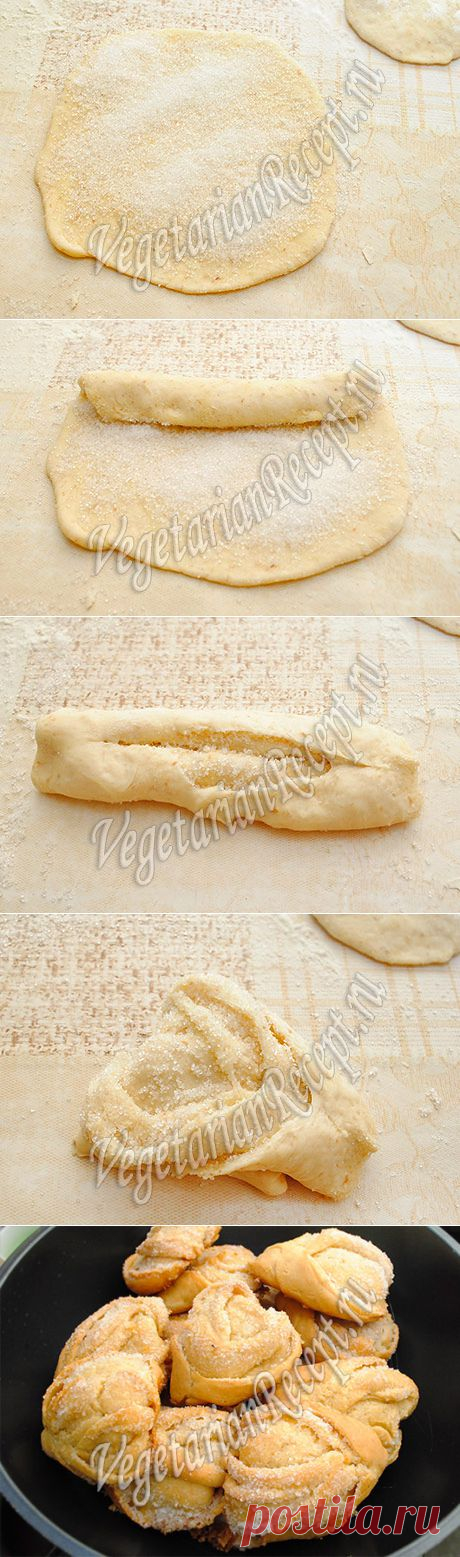 Пышные воздушные булочки на кефире без дрожжей и яиц.