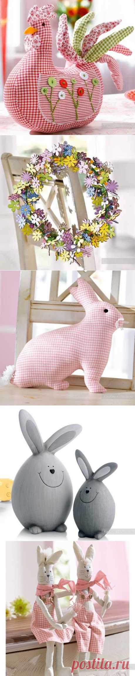 Пасхальные идеи для дома - украшаем интерьер / Интерьер, дизайн - фото, мастер классы / КлуКлу. Рукоделие - бисероплетение, квиллинг, вышивка крестом, вязание