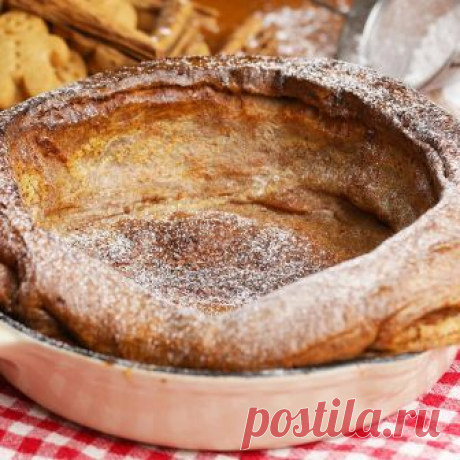 Gingerbread Dutch Baby Pancake Recipe by Tasty