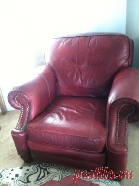 Покраска кожаного кресла в домашних условиях | Декор*Интерьеры*Хендмейд мастер-классы