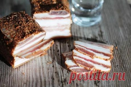 Три рецепта засолки сала сухим способом