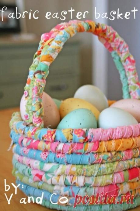 Замечательная пасхальная корзина из веревки для белья и обрезков ткани
Такую замечательную оригинальную корзину можно сделать к Пасхе. Для этого нужно минимум...
Читай пост далее на сайте. Жми ⏫ссылку выше