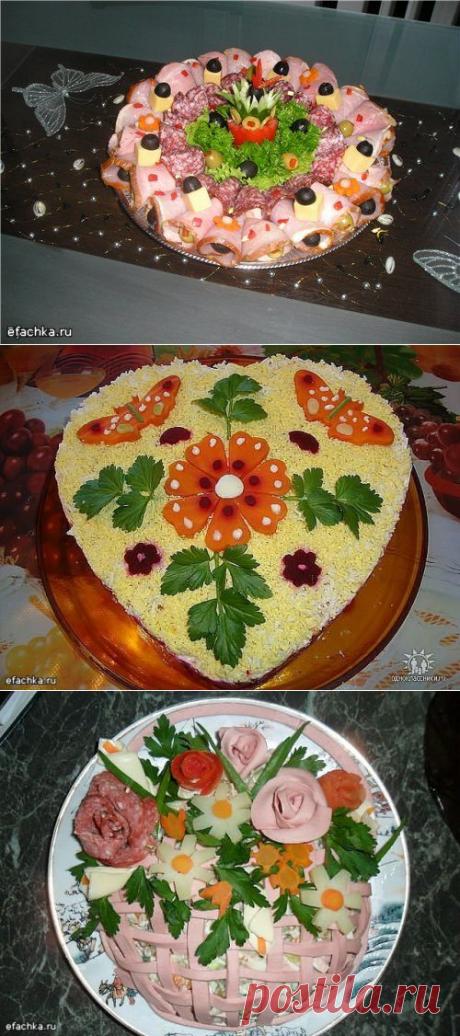 Красивое оформление блюд