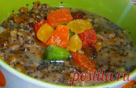(+1) Кутья рождественская из пшеницы. С маком, мёдом, изюмом и орехи.