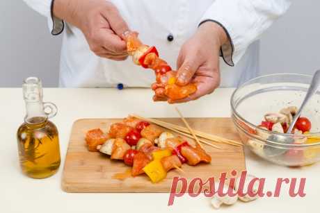Шашлычки с овощами — пошаговый рецепт с фото и описанием процесса приготовления блюда от Петелинки.