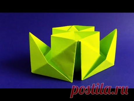 Как сделать оригами ПАРОХОД из бумаги А4, своими руками. Оригами кораблик