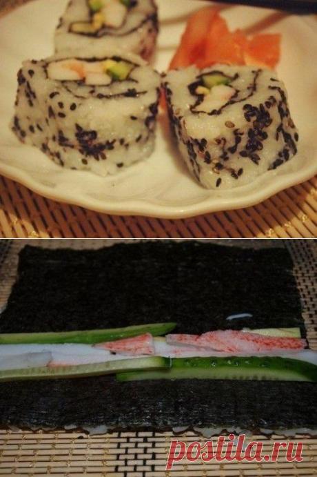 Готовим роллы дома - пошагово