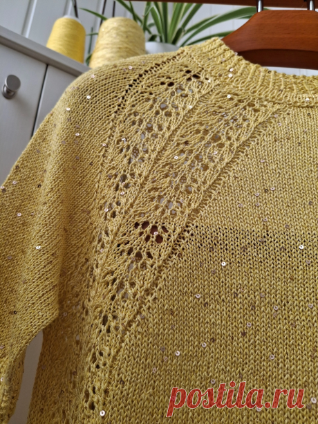 Узорные линии реглана — как придать изюминку любимому фасону. | Ольга Прилуцкая, вязание - это модно | Дзен