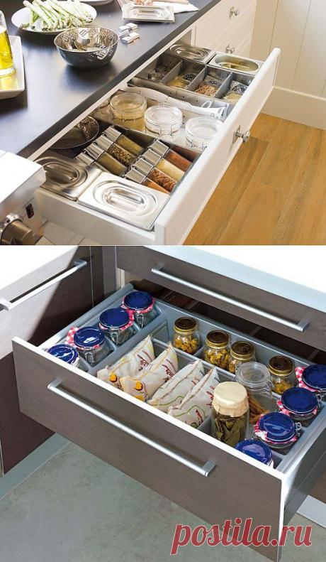 36 идей для организации кухонного ящика ~ Sweet home