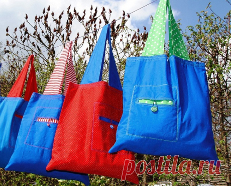 Хозяйственная сумка своими руками. Выкройка и мастер-класс
