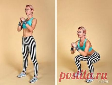 12 упражнений, которые помогут подтянуть попу и ноги за 1 неделю