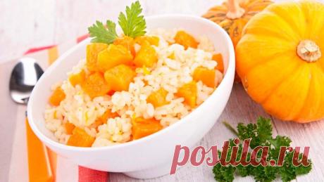 Рецепт каши из тыквы с рисом - Сад и огород