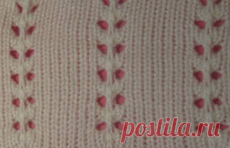 Образец вязания 36. Ажурная дорожка