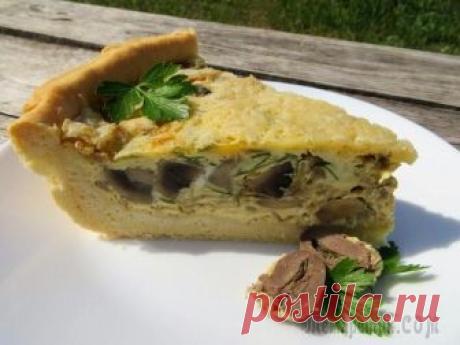 Пирог с сердечками и грибами Делюсь с вами еще одним вкусным рецептом! Пирог с сердечками и грибами, вкусное тесто и превосходная начинка! Пирог сытный, но очень вкусный, поэтому обязательно попросите еще кусочек))) Тесто получи...
