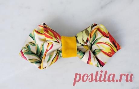 Летний галстук бабочка (DIY) Модная одежда и дизайн интерьера своими руками