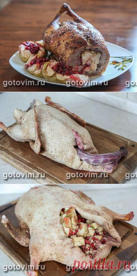 Утка с яблоками (без костей). Фото-рецепт / Готовим.РУ