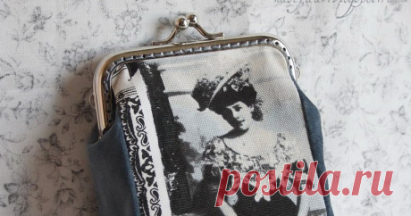 Маленькая сумочка, схема выкройки и пара приемов для шитья. А шила-то я совсем не ее... :) Но как часто у меня бывает - внезапно захотелось сделать именно это дело, а не другое. ;) Да и хот...