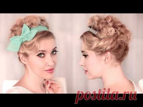 Праздничная/вечерняя/свадебная причёска своими руками на средние/длинные волосы самой себе