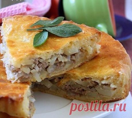Пирог с мясом и картофелем | Высший вкус!