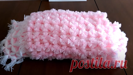 Мастерица создала симпатичное одеяло без шитья и вязания. Результат выше всяческих похвал | Творим с NyaSkory | Яндекс Дзен