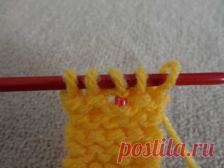 Как связать спицами узор с бисером. Мастер класс.