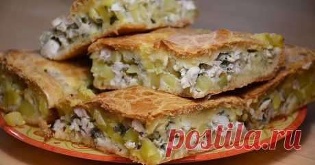 Вкуснейший пирог с мясом: сочная начинка и нежная тесто