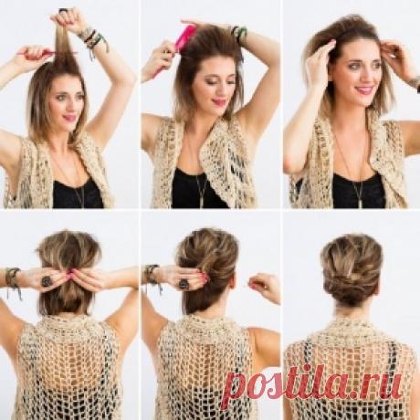 11 самых быстрых причесок для коротких и волнистых волос. Вовсе не жалею, что подстриглась!